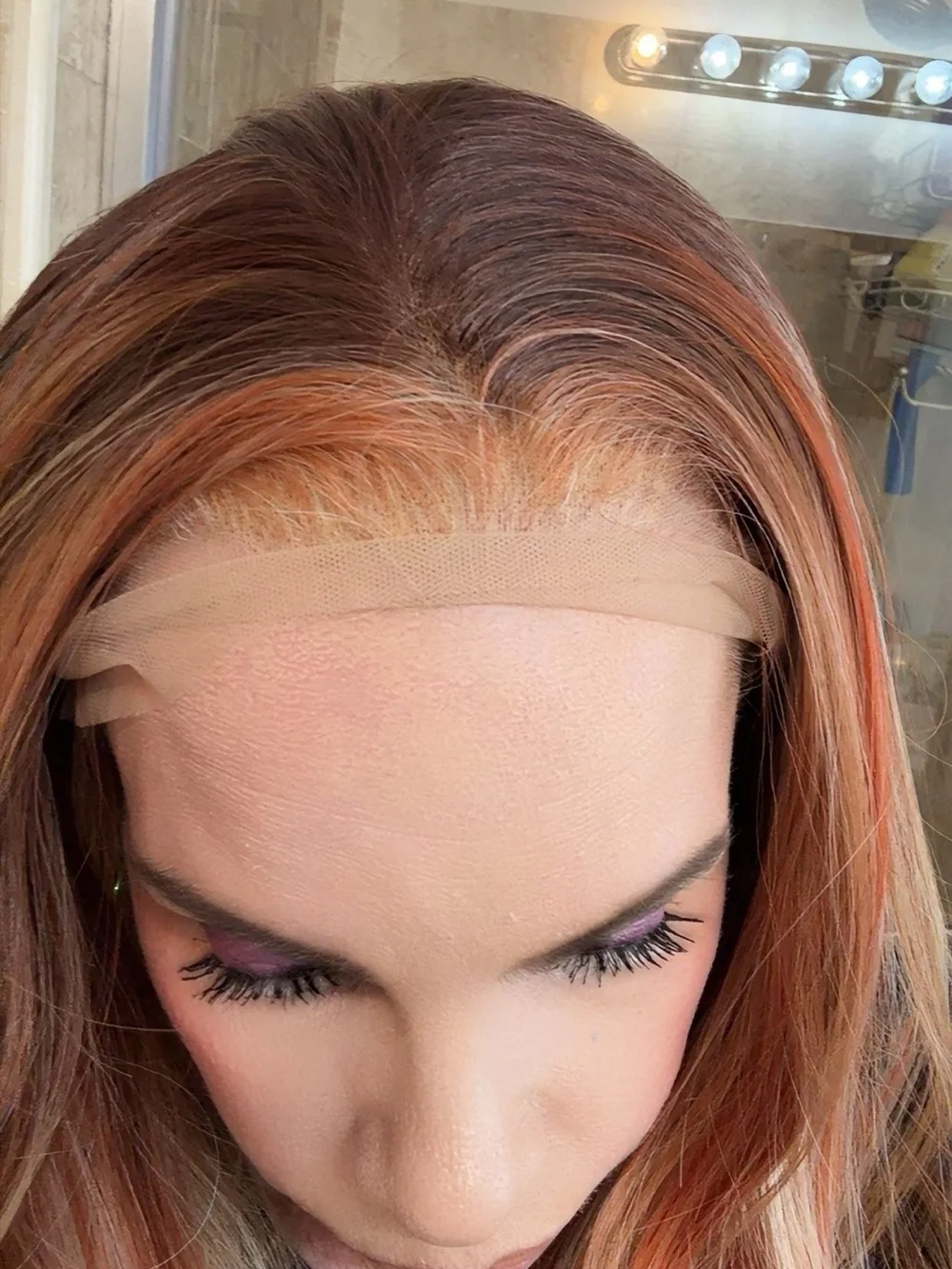 Chelsey smith crowns Vanessa carrot cake wig